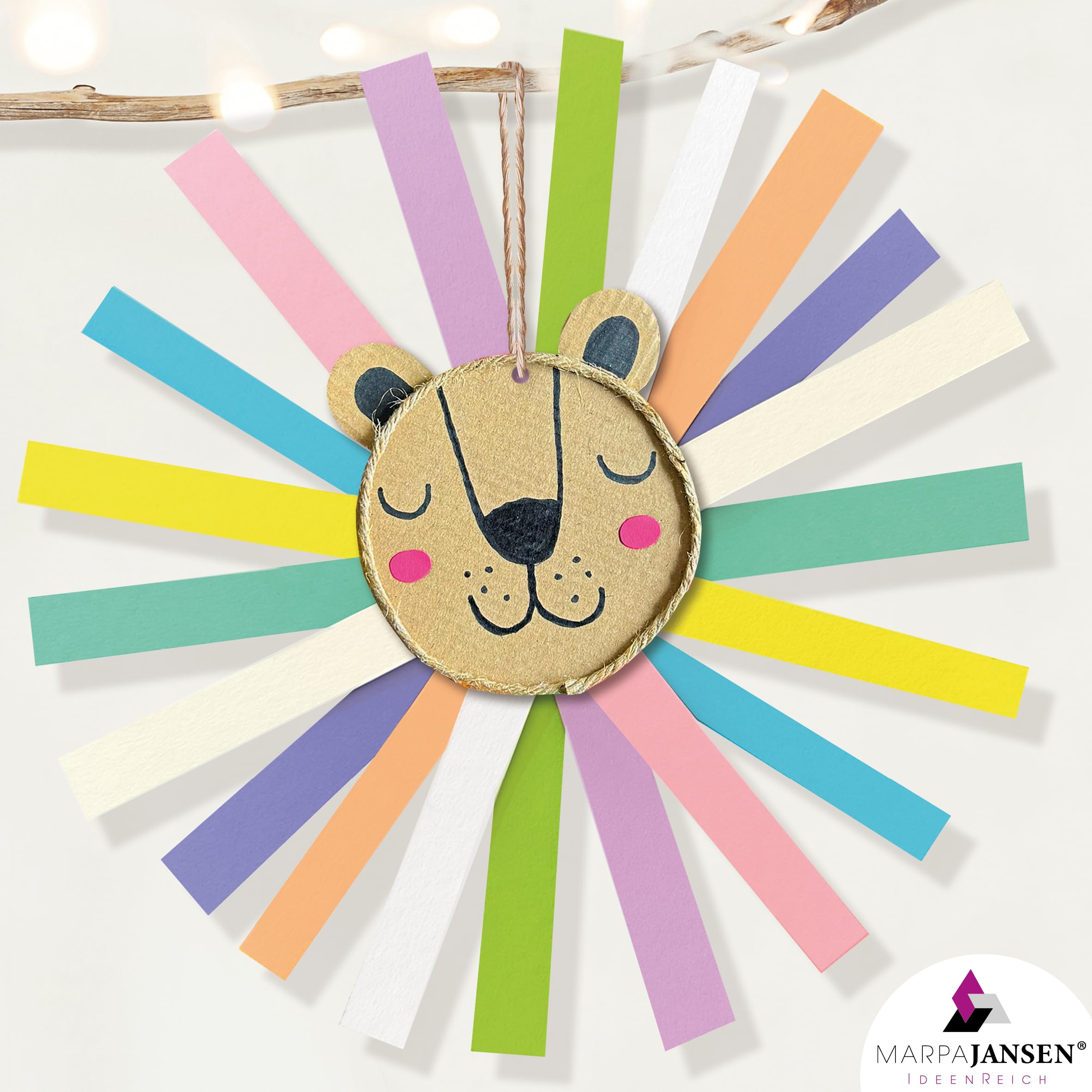 MarpaJansen Fotokarton Pastell DIN A4 zum Basteln & Gestalten | 60 Bogen in 10 Farben