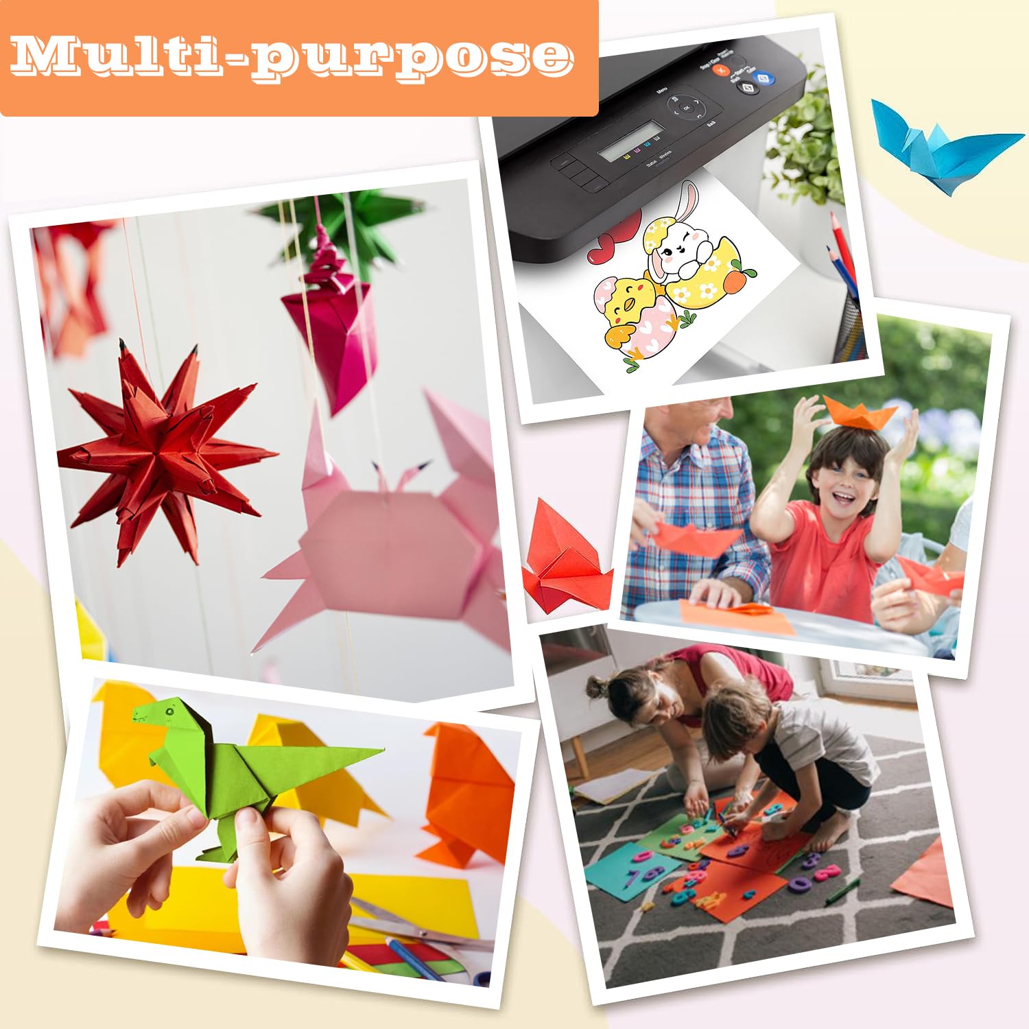 40 Blatt Tonkarton A4 Bunt, 20 Farben - 230 g/m² Tonpapier, Bastelkarton für Malen Kartenherstellung