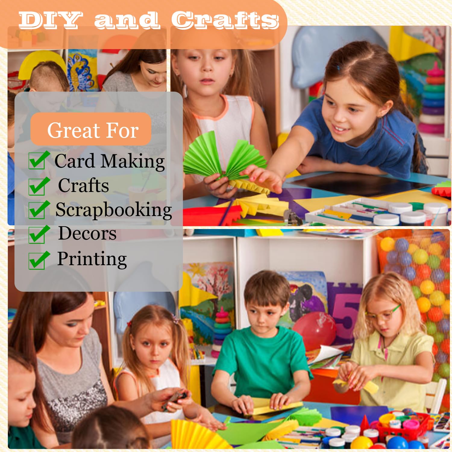 40 Blatt Tonkarton A4 Bunt, 20 Farben - 230 g/m² Tonpapier, Bastelkarton für Malen Kartenherstellung